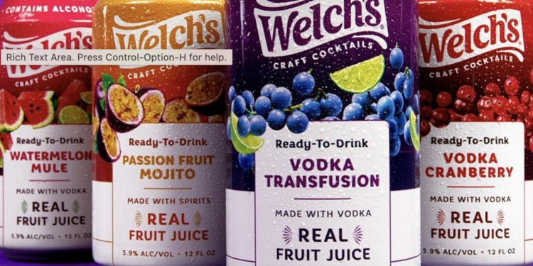 Welch's Release New "Adult-Friendly" Craft Cocktails Perfect For The Summertime